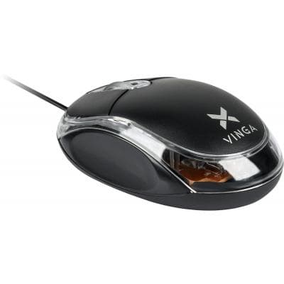Мишка Vinga MS-201BK black
