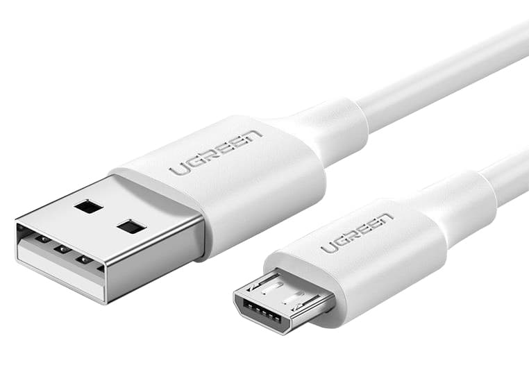 Кабель UGREEN US289 USB - Micro USB Cable 2м (білий) UGR-60143