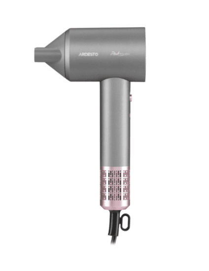 Фен Ardesto HD-R300PT Pink Touch, 1600Вт, 2 шв.3 реж,іонізація, дифузор, магн.нас., 