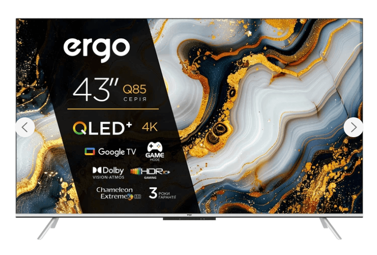 Телевізор ERGO 43JUQ85 рідкокристалічний