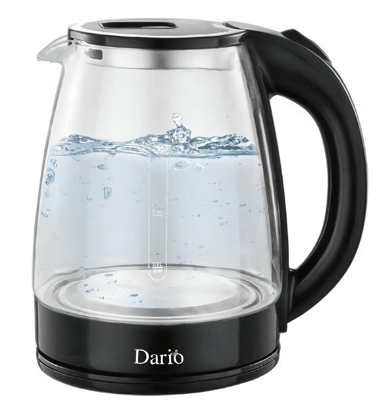 Електрочайник Dario DR-1802 Red (1.8л.1,8 квт,скло)