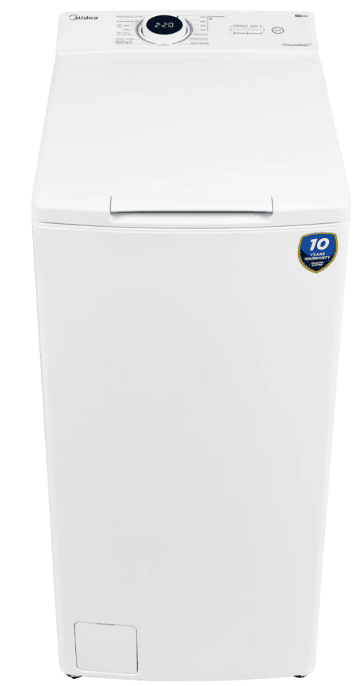 Пральна маш автомат з верх MIDEA MF100T60B/W-UA (6кг)(вертикальна, діспл. інверто