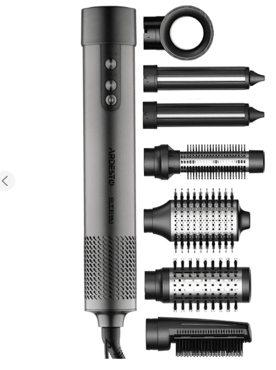 Фен-стайлер Ardesto HD-Y1000BRST Stein, 1200-1400Вт, 3 швидкості, 3 темп.режими, іонизація, сірий