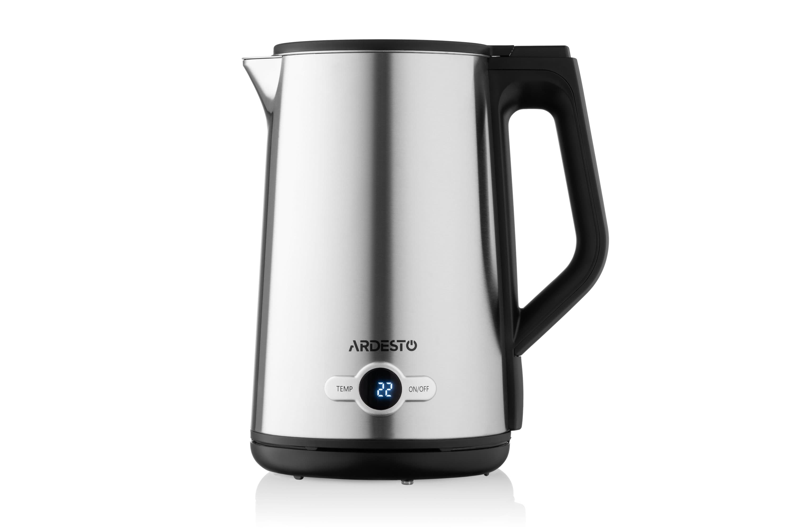 Електрочайник термос Ardesto Steel Collection EKL-X52E, 1.7л, LED дисплей, подвійні стінки, 