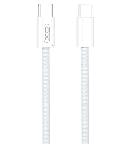 Кабель XO NBQ260B High-fashion Series Type-C to Type-C - 60W - 1.5m (Білий)
