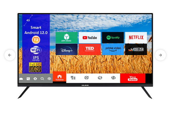 Телевізор MILANO 43FHDT2S1223 FHD Smart Android 12