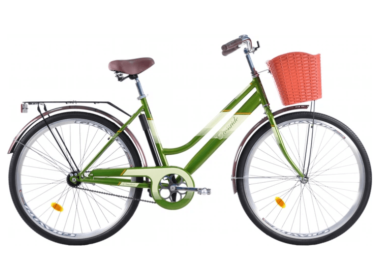 Велосипед спортивний CROSSRIDE 28 COMFORT D Зелений(0928-3)