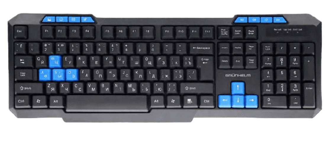 Клавіатура Grunhelm KB-606WD 