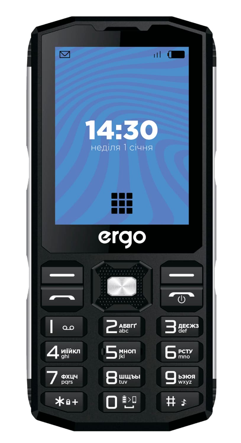 Мобільний телефон ERGO E282 Dual Sim (black)