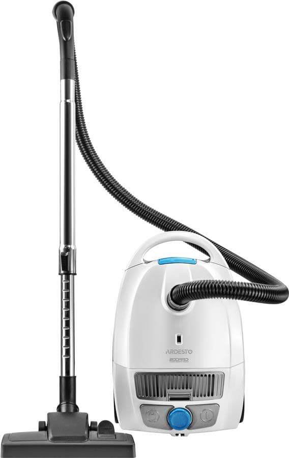 Пилосос Ardesto VC-I-B800W мішковий, 800Вт, мішок- 3.5л, HEPA, білий	
