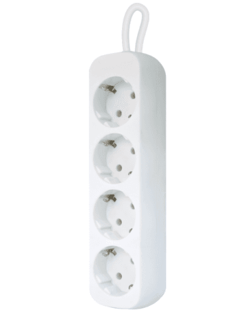 Подовжувач DEFENDER (992270)E450 5.0 m 4 роз white UA