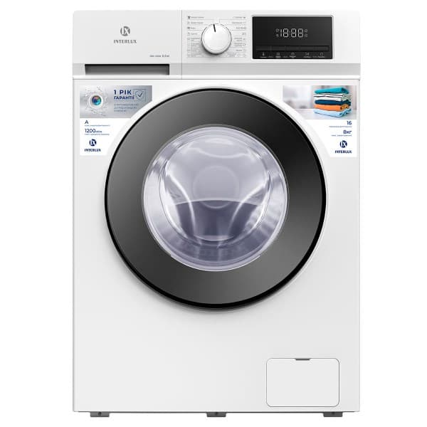 Пральна машина INTERLUX ІWM-1008W+бак100 л