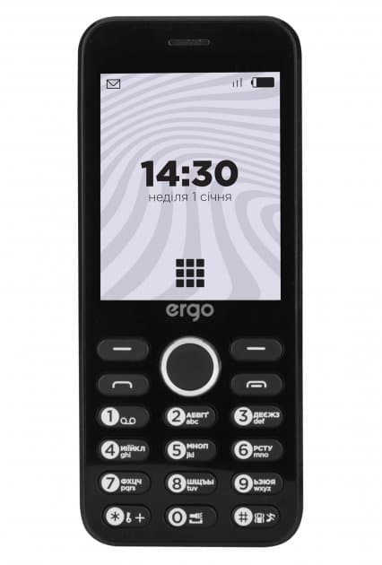 Мобільний телефон ERGO B281 Dual Sim (чорний)