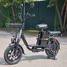 Електровелосипед дорожній GOFUN 16" 60V/21 Ан алюм.литий диск гальм/сигнал/зеркала/U