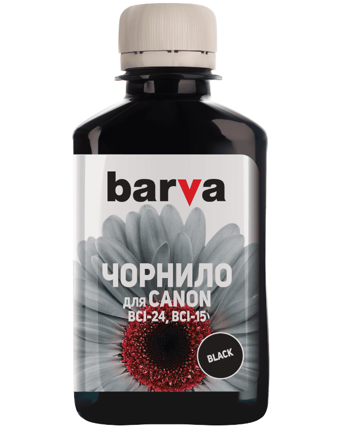 Чорнило BARVA CANON BCI-24 180г BLACK (C24-046)