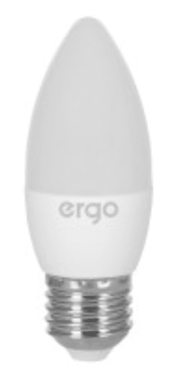 Лампочка Лед ERGO Standard C37 Е27 4W 220V Нейт.Бел. 4100K Мат. н/Дим