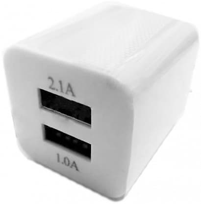 Зарядний пристрій мережевий TOTO TZH-49 Travel charger 2USB 1A White