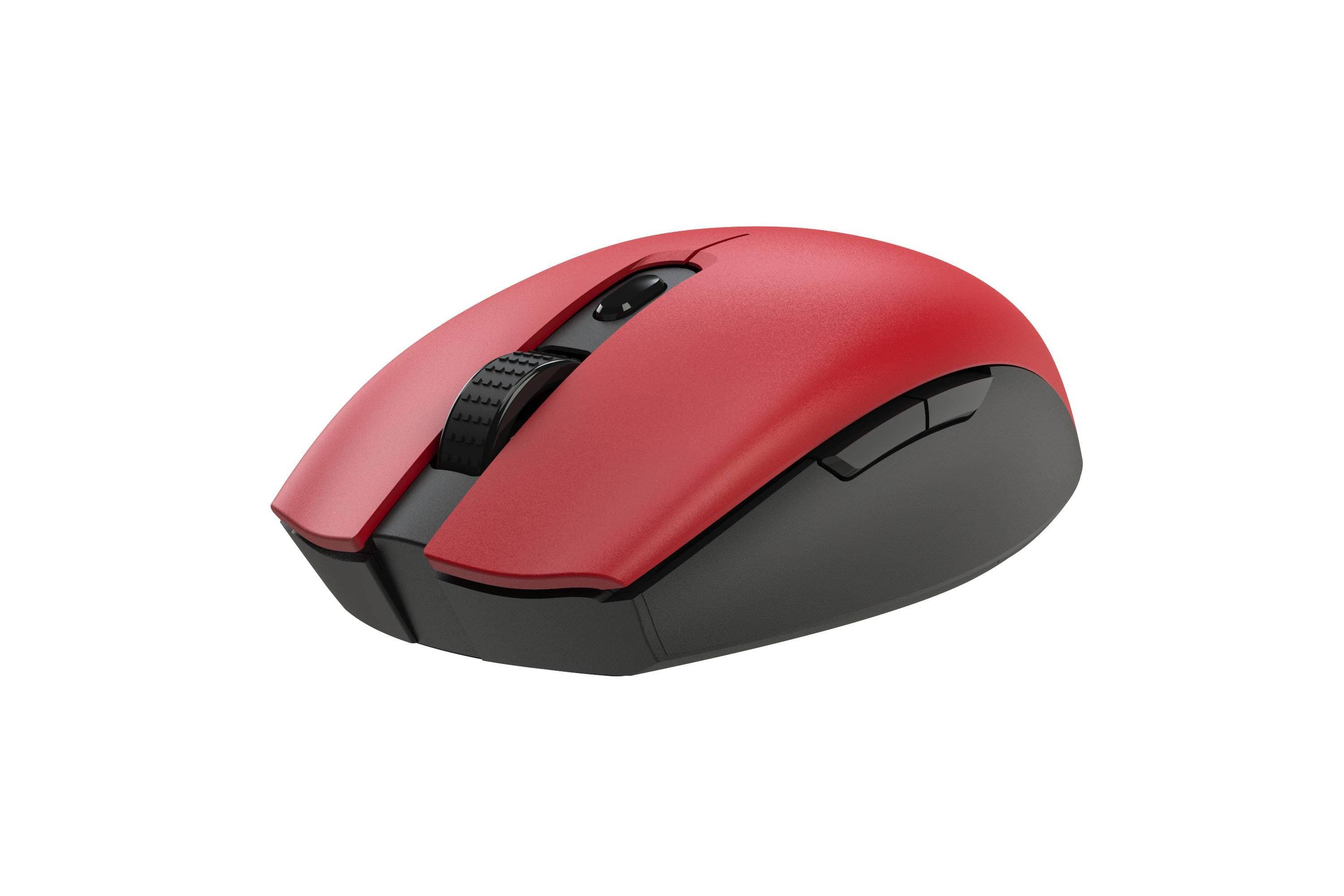 Мишка бездротова 2E MF2030 WR Rechargeable, WL, червоний