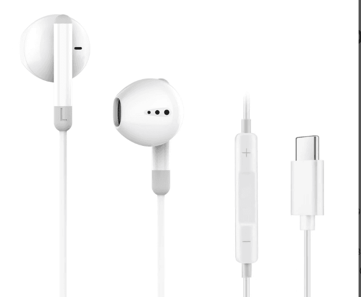 Навушники ERGO VM-730W Type-C Earphones Білий