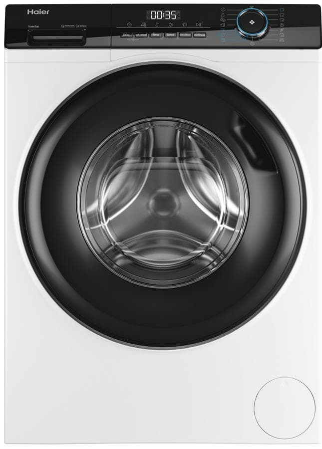 Пральна машина автомат Haier HW90-BP14939-S фронтальна, 9кг, 1400, A, 55см, дисплей, пара, інвертор,