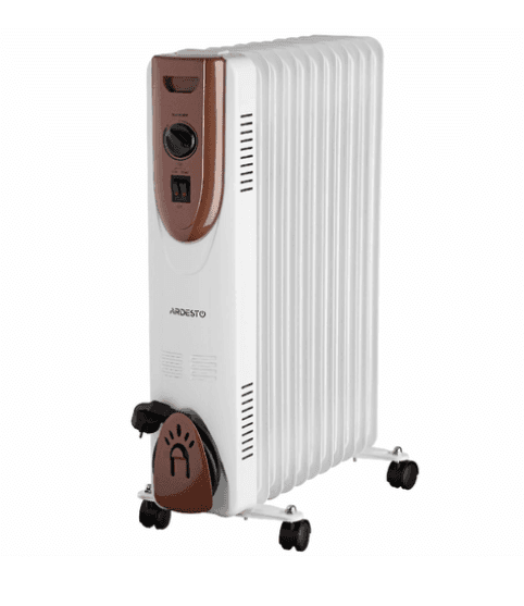 Обігрівач масляний ARDESTO OFH-11X1, 25м2, 2500Вт, мех. упр-ння, 11 секцій, білий