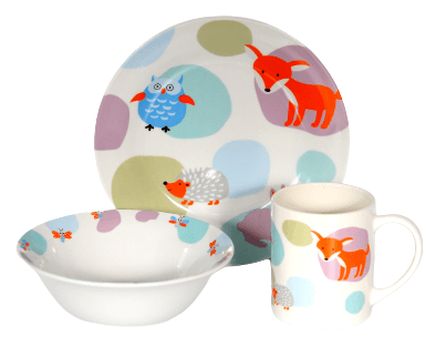 Набір дитячого посуду LIMITED EDITION YF6029 SWEET DREAM /3 пр. короб