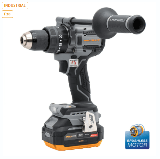 Шуруповерт акумул PRO CRAFT INDASTRIAL CD-20B(1АКБ 20в4А)(100205)