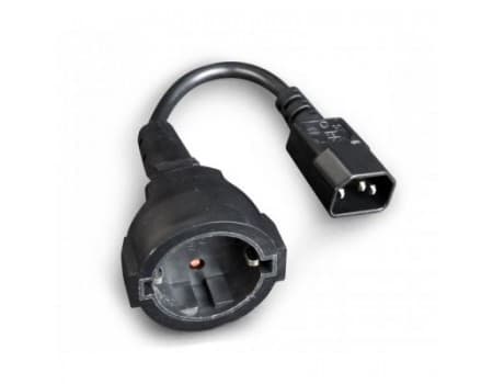 Кабель живлення С14 male to Schuko female 0.15 Cable	xpert (PC-SFC14M-01)кабель, розетка, С14, 0,15 