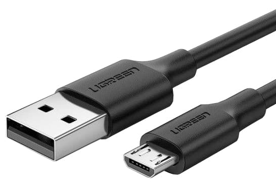 Кабель UGREEN US289 USB - Micro USB Cable 1м (чорний) UGR-60136