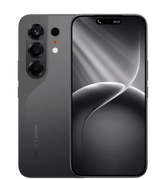 Смартфон TECNO Camon 50 (CN5) 6.78" 12/256ГБ, 2SIM, 6500мА•год, Moonshadow Black