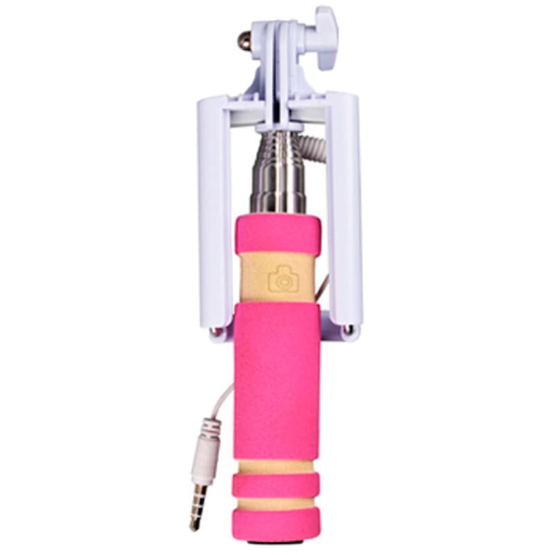Монопод TOTO Mini+Jack 3.5 mm cable Pink
