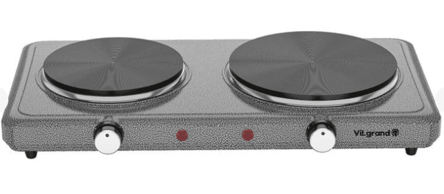 Електроплитка VILGRAND VHP-182F Grey (2 комф)