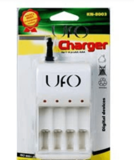 Зарядний пристрій UFO KN-8003 + 4*rechar UFO HR6 Ni-MH 2500mAh PHOTO