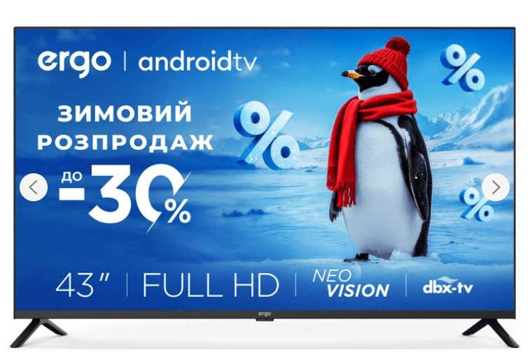 Телевізор ERGO 43GFS6500