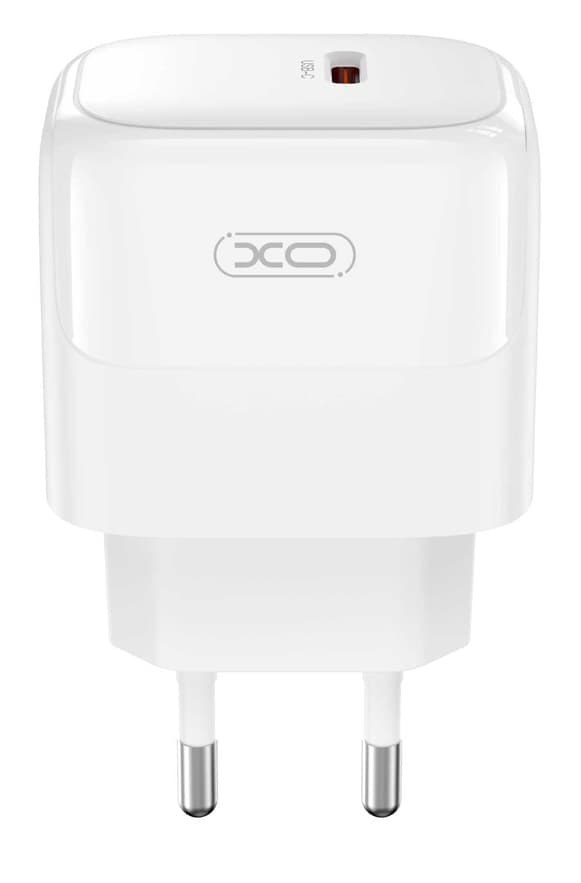 Зарядний пристрій XO L136 - 20W PD Single port USB-C (Білий)