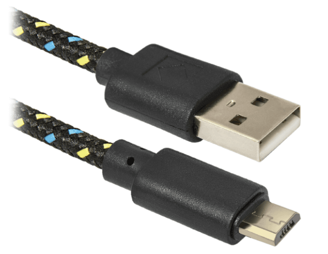 Кабель DEFENDER USB08-03T USB 2.0 AM-MicroBM 1.0м 87474