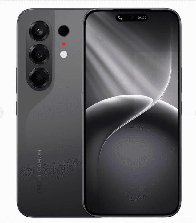 Смартфон TECNO Camon 50 (CN5) 6.78" 8/256ГБ, 2SIM, 6500мА•год, Moonshadow Black