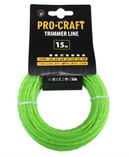 Ліска спіраль Procraft 2,4 мм 15м (sp-2.4/15)