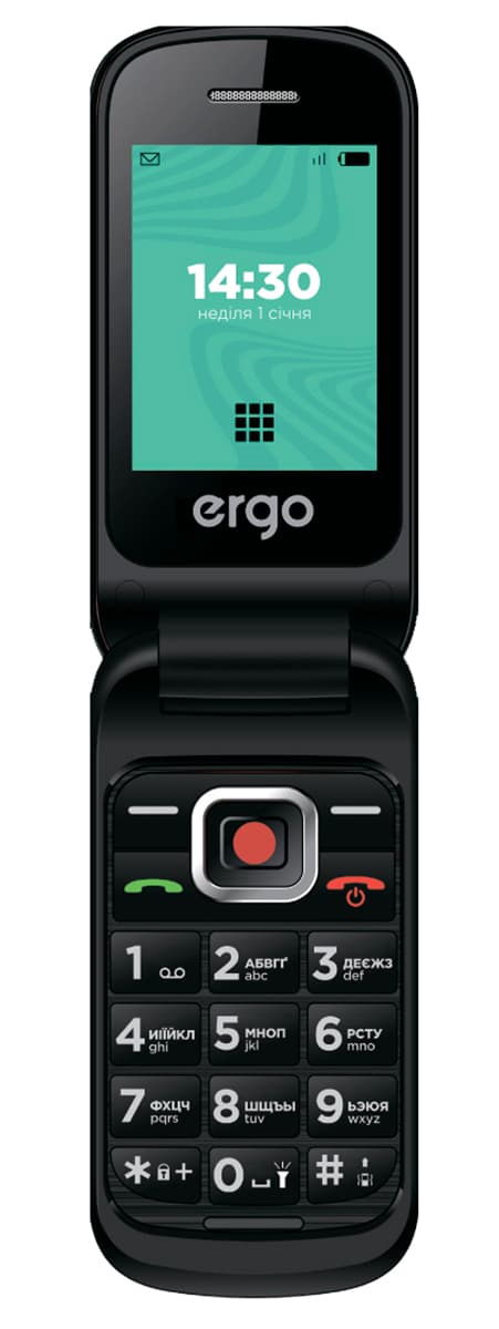 Мобільний телефон ERGO F241 Dual Sim (black)