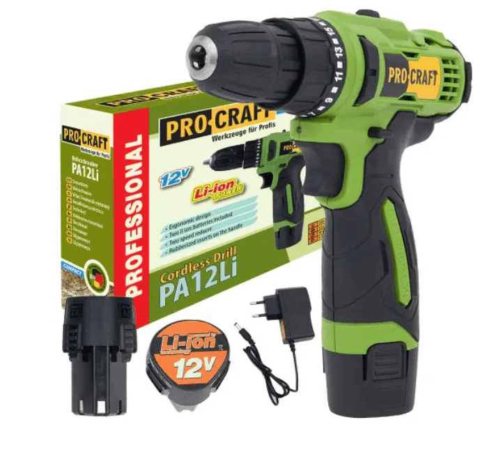 Шуруповерт Procraft PA-12 LI compact