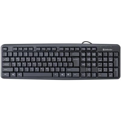 Клавіатура Defender Element HB-520 USB UKR Black (45529) USB, чорна