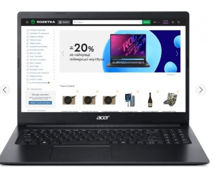 Ноутбук Acer Aspire 3 A315-34 15.6FHD/Intel Pen N5030/4/256F/int/Lin/Black NX.HE3EU.040	