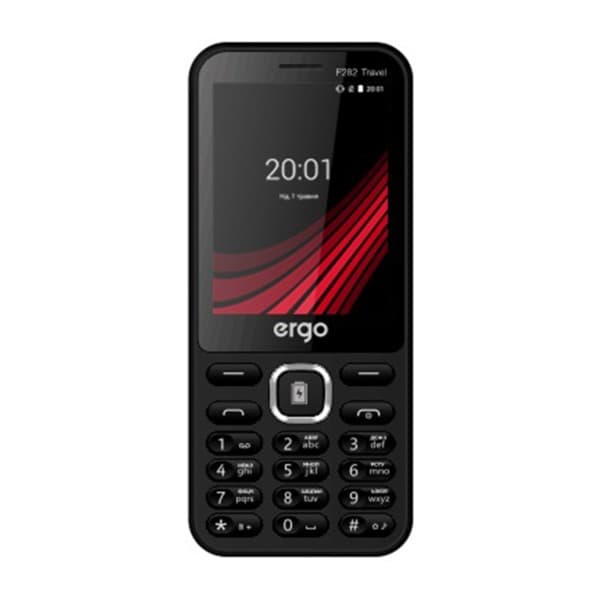 Мобільний телефон ERGO F282 Travel Dual Sim (black)