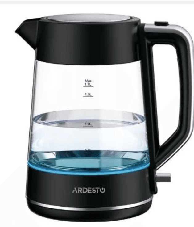Електрочайник Ardesto EKL-F115 Otter чорний скло