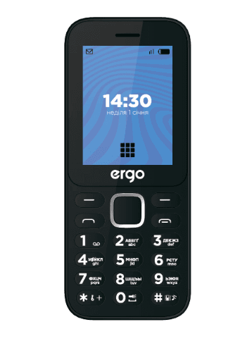 Мобільний телефон ERGO E241 Dual Sim (синій) 