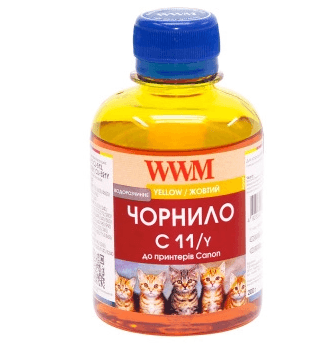 Чорнило WWM CANON CL441/511/513/CLI521/426 Yellow (C11/Y) 200 г