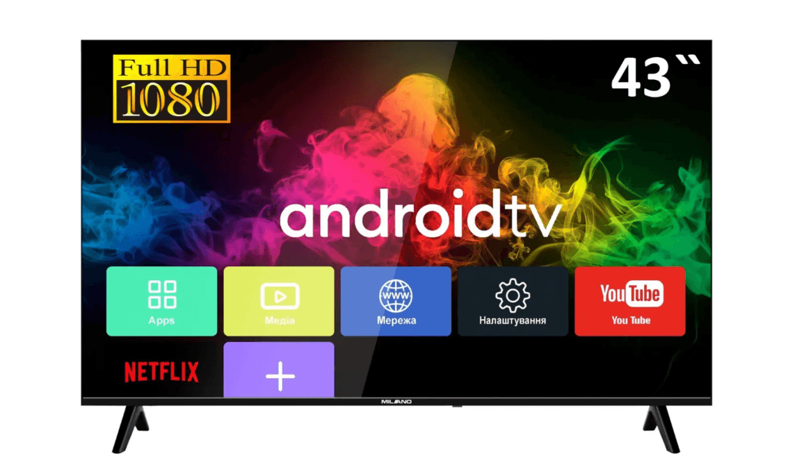 Телевізор MILANO 43FHDT2S14N25(Dled, smart)