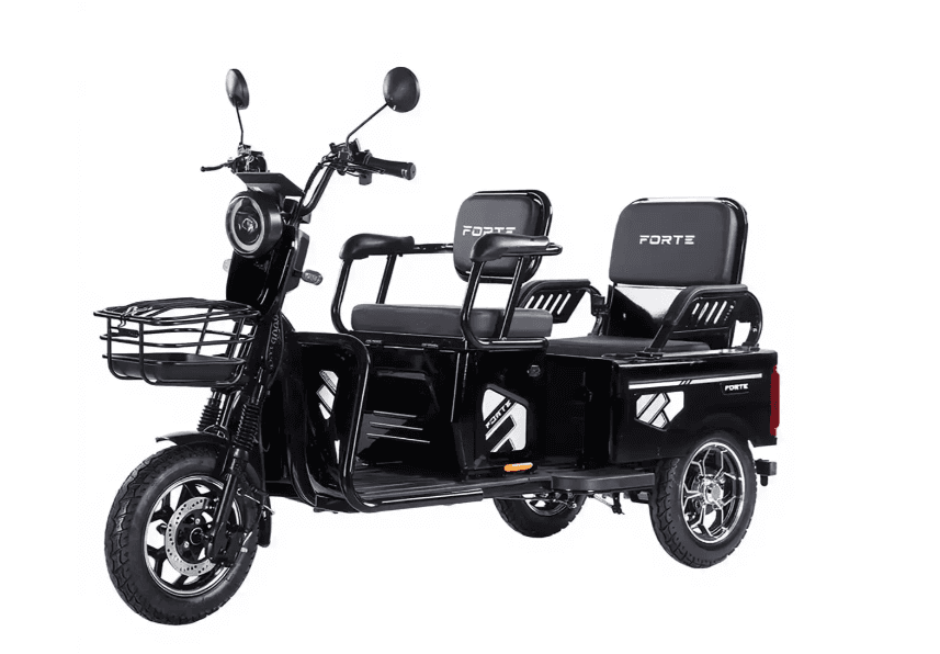 Трицикл акумуляторний FORTE CARGO-WN1072G Чорний  (акумул.72 V/20ah 6 шт)(161749)