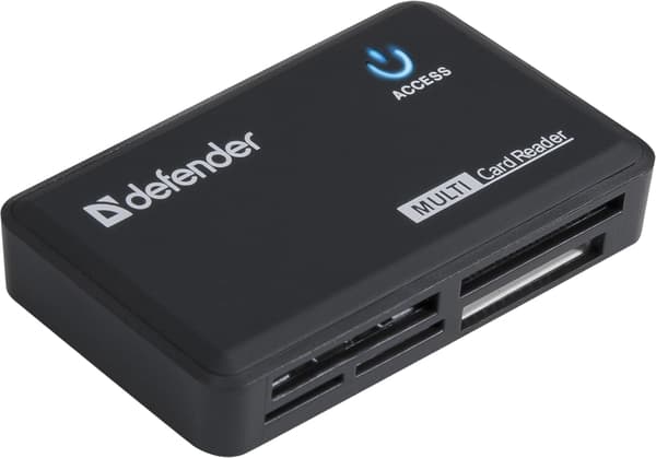 Картридер DEFENDER (83501)OPTIMUS USB 2.0 black