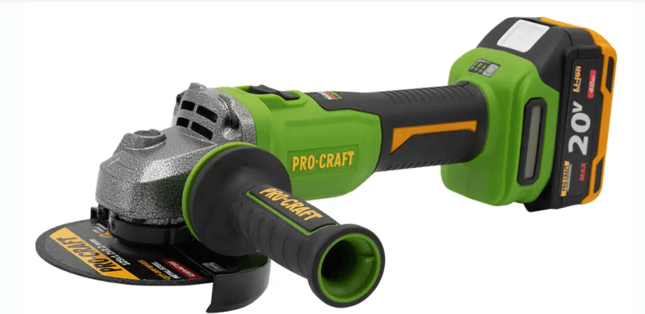 Углова шліф машина акумуляторна PRO-CRAFT PWA-220 (3 1АКБ 20/4 Еп та з/п)(032201)